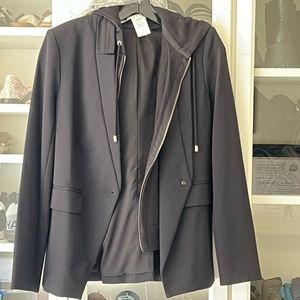 Veronica Beard Rae Dickey Jacket and Black Dickey Hoodie Size 6